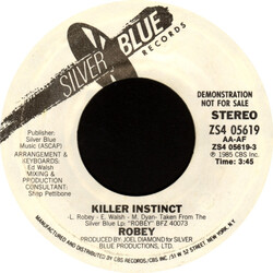 Robey Killer Instinct USED VINYL 7INCH 45 RPM PROMO