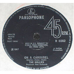 The Hollies On A Carousel USED VINYL 7INCH SINGLE