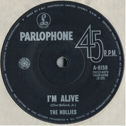 The Hollies I'm Alive USED VINYL 7INCH 45 RPM SINGLE