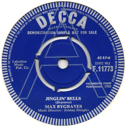 Max Bygraves Jinglin' Bells Vinyl 7" USED