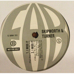 Skipworth & Turner I Miss It USED VINYL 12INCH 45 RPM PROMO