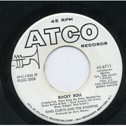 King Curtis & The Kingpins Rocky Roll / C.C. Rider USED VINYL 7INCH 45 RPM SINGLE PROMO MONO