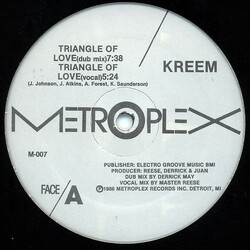 Kreem Triangle Of Love USED VINYL 12INCH 33 S RPM