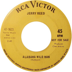 Jerry Reed Alabama Wild Man USED VINYL 7INCH PROMO