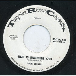 Louis Jordan The Troubadour / Time Is Running Out USED VINYL 7INCH 45 RPM SINGLE