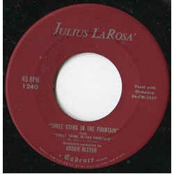 Julius La Rosa Three Coins In The Fountain USED VINYL 7INCH 45 RPM
