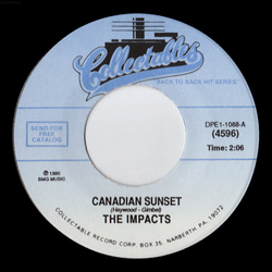 The Impacts (4) / The Lafayettes Canadian Sunset / Life's Too Short Vinyl 7" USED