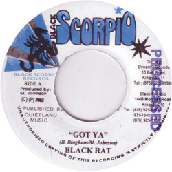 Black Rat / Mega Sample "Got Ya" / Mockery USED VINYL 7INCH 45 RPM