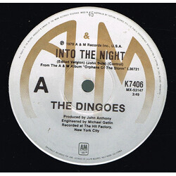 The Dingoes Into The Night USED VINYL 7INCH 45 RPM