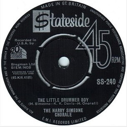 The Harry Simeone Chorale The Little Drummer Boy / O Holy Night USED VINYL 7INCH 45 RPM