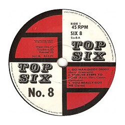Unknown Artist Top Six No. 8 USED VINYL 7INCH 45 RPM EP
