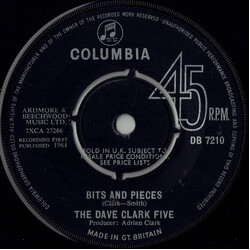 The Dave Clark Five Bits And Pieces USED VINYL 7INCH SINGLE 45 RPM
