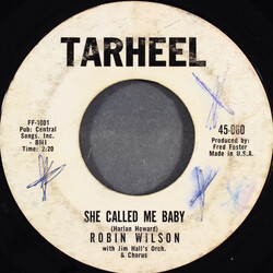 Robin Wilson (4) She Called Me Baby USED VINYL 7INCH 45 RPM STYRENE