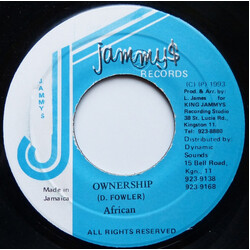 African Ownership USED VINYL 7INCH 45 RPM SINGLE
