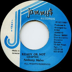 Anthony Malvo Ready Or Not USED VINYL 7INCH 45 RPM SINGLE