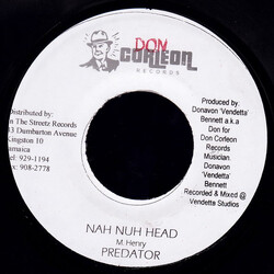 Predator (3) Nah Nuh Head USED VINYL 7INCH 45 RPM