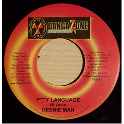 Beenie Man / Luddy / Spliff Star Pussy Language / Tek Juck USED VINYL 7INCH 45 RPM