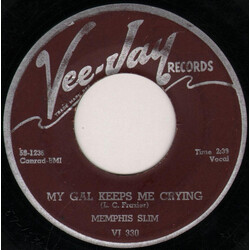Memphis Slim My Gal Keeps Me Crying / Steppin' Out USED VINYL 7INCH 45 RPM SINGLE