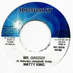 Natty King Mr. Greedy USED VINYL 7INCH 45 RPM