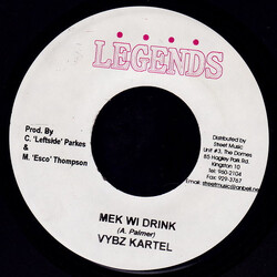 Vybz Kartel Mek Wi Drink Vinyl 7" USED