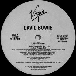 David Bowie Little Wonder USED VINYL 12INCH 33 S RPM PROMO SINGLE
