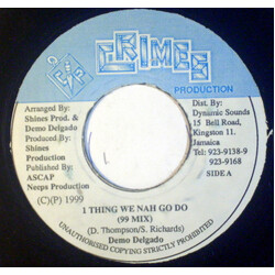 Demo Delgado 1 Thing We Nah Go Do Vinyl 7" USED