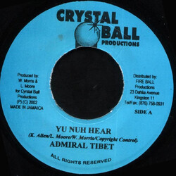 Admiral Tibet Yu Nuh Hear Vinyl 7" USED