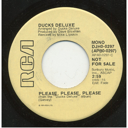 Ducks Deluxe Please, Please, Please Vinyl 7" USED