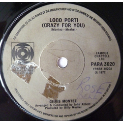 Chris Montez Loco Porti (Crazy For You) Vinyl 7" USED