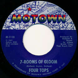 Four Tops 7-Rooms Of Gloom Vinyl 7" USED