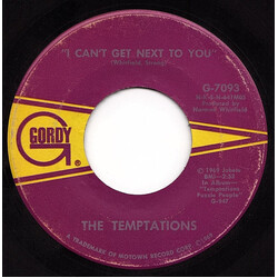 The Temptations I Can't Get Next To You USED VINYL 7INCH 45 RPM