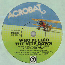 Roger Chapman Who Pulled The Nite Down USED VINYL 7INCH SINGLE 45 RPM