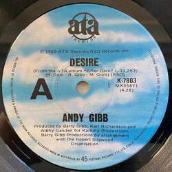 Andy Gibb Desire USED VINYL 7INCH 45 RPM SINGLE