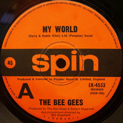 Bee Gees My World USED VINYL 7INCH SINGLE 45 RPM