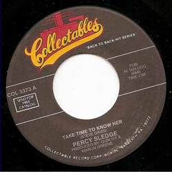 Percy Sledge Take Time To Know Her / Warm And Tender Love Vinyl 7" USED
