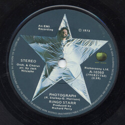 Ringo Starr Photograph USED VINYL 7INCH 45 RPM REPRESS STEREO