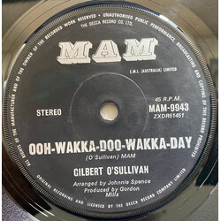 Gilbert O'Sullivan Ooh-Wakka-Doo-Wakka-Day USED VINYL 7INCH 45 RPM SINGLE STEREO