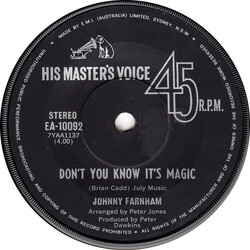 John Farnham Don't You Know It's Magic USED VINYL 7INCH 45 RPM SINGLE