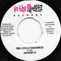 Anthony B Time Love & Tenderness USED VINYL 7INCH 45 RPM
