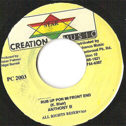 Anthony B Rub Up Pon Mi Front End USED VINYL 7INCH 45 RPM