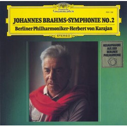 Johannes Brahms / Berliner Philharmoniker / Herbert von Karajan Symphonie No. 2 Vinyl LP USED