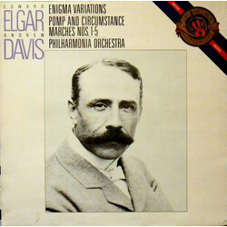 Sir Edward Elgar / Andrew Davis / Philharmonia Orchestra Enigma Variations /  Pomp And Circumstance Marches Nos. 1-5 Vinyl LP USED