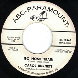 Carol Burnett Go Home Train / You Mustn't Be Discouraged USED VINYL 7INCH 45 RPM SINGLE PROMO