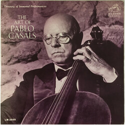 Pablo Casals The Art Of Pablo Casals Vinyl LP USED