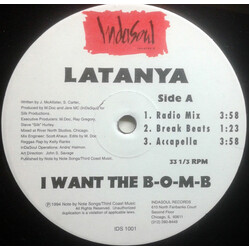 LaTanya I Want The B-O-M-B VINYL 12" USED