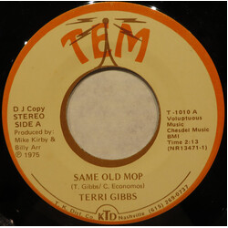 Terri Gibbs Same Old Mop USED VINYL 7INCH 45 RPM PROMO