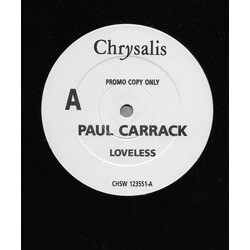 Paul Carrack Loveless USED VINYL 12INCH 45 RPM SINGLE PROMO