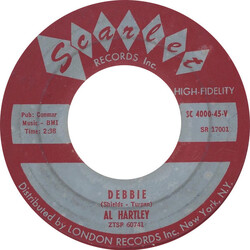 Al Hartley Debbie / Our First Date USED VINYL 7INCH 45 RPM SINGLE