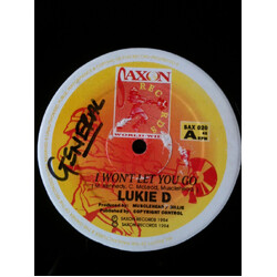 Lukie D I Won't Let You Go USED VINYL 12INCH 45 RPM