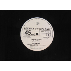 Splash (15) European Boy USED VINYL 12INCH 45 RPM PROMO